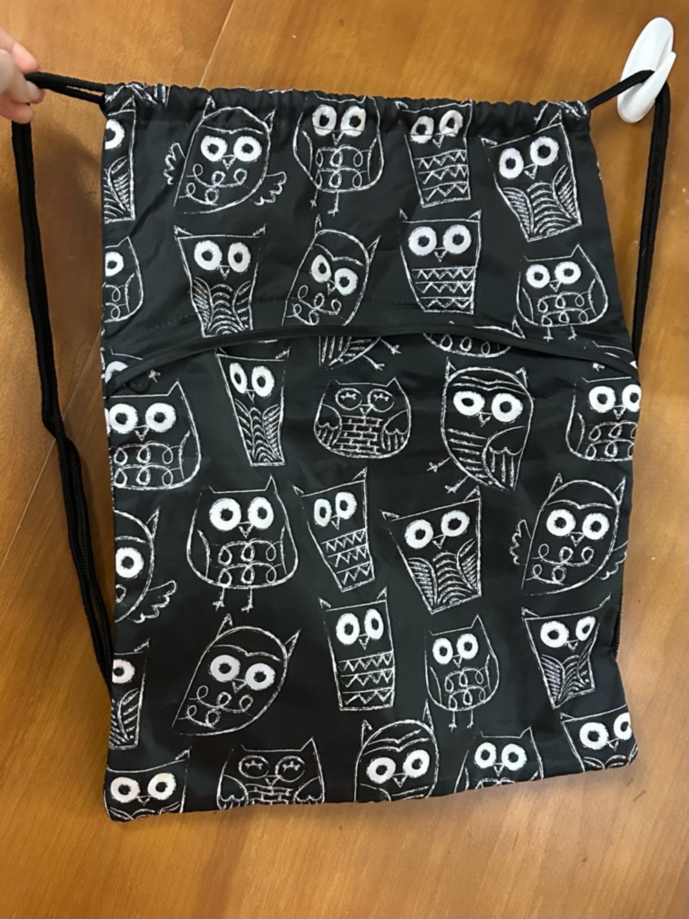 Owl Drawstring Bag